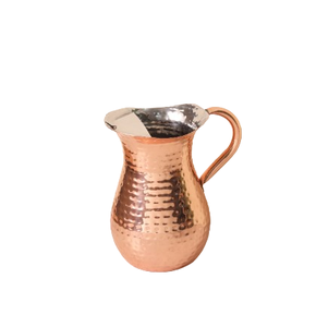 Carafe en cuivre durable la plus vendue, grande capacité pour fêtes, eau chaude/froide, vin, jus, thé glacé, design classique - Product Image 6
