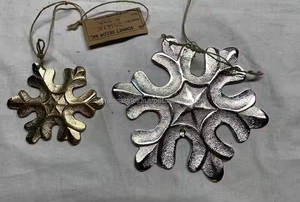 <b>Christmas</b> Snowflake Metal Hanging Decor <b>Ball</b> & <b>Tree</b> <b>Ornaments</b> in Different Sizes - Product Image 5