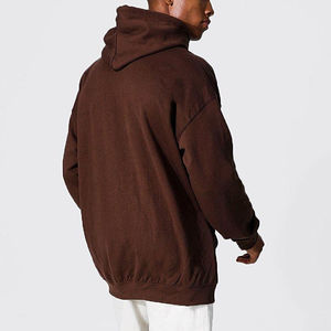 Men Streetwear Screen Print <b>Hoodie</b> Cotton Pullover Sweatshirt Casual Long Sleeve Hooded Top Fashion Custom Wholesale Clothing - Product Image 2