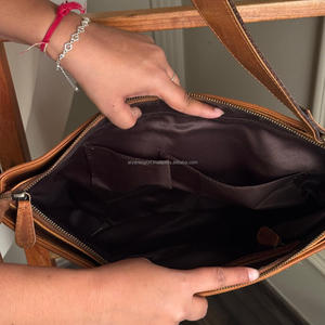 Nueva llegada grande de cuero de vaca Hairon Patchwork bolsos de mano Popular clásico de cuero genuino bolsos de hombro casuales para las mujeres - Product Image 6