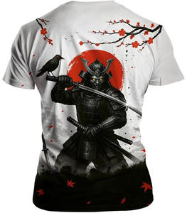 Camiseta de Hombre al por Mayor de Alta Calidad, 100% Poliéster, Tejido Transpirable, Corte Holgado, Manga Corta, Diseño Personalizado, Tallas Grandes, Estampada - Product Image 2