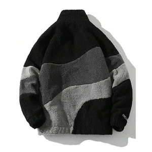 Chaqueta de Invierno para Hombre de Alta Calidad, Estilo Nuevo, con Cuello Alto, Chaqueta Polar de Sherpa Personalizada - Product Image 2