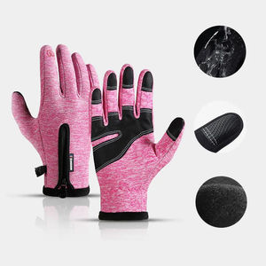 Guantes Deportivos Personalizados para Hombre y Mujer, con Pantalla Táctil, Impermeables, Transpirables, de Medio Dedo, para Invierno, Ciclismo en Carretera - Product Image 5