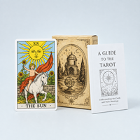 Cartes de Tarot en Gros d'Usine, Jeu de Cartes de Tarot Personnalisé, Impression Classique, Cartes Del Tarot avec Guide, Boîte de Jeu Espagnole