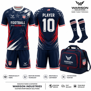 Uniforme de Fútbol de Alta Calidad para Equipos, Talla Grande, Transpirable, Sublimado, Ropa Deportiva Completa - Product Image 1