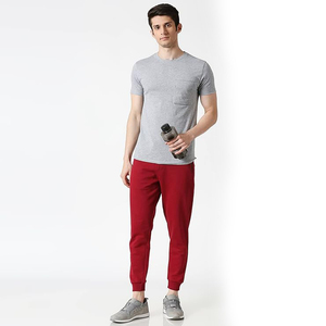 Pantalones Deportivos para Hombre, Mezcla de Algodón y Poliéster, Tejido Irregular, Estilo Urbano, Cintura Ajustable - Product Image 5