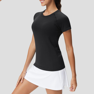 T-shirts en jersey 100 % coton de qualité supérieure, lavés, respirants, personnalisables pour femmes, streetwear d'été - Product Image 2