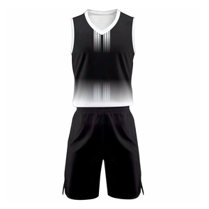 Uniformes de Baloncesto Transpirables de Manga Corta con Logotipo Personalizado al por Mayor para Hombre, Conjuntos Deportivos de Diseño Personalizado - Product Image 2