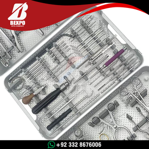 Ensemble d'instruments de haute qualité pour plaques orthopédiques à verrouillage, pour la chirurgie des fractures chez les petits animaux, en acier inoxydable allemand, réutilisable - Product Image 3