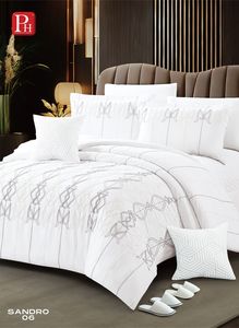 Panorama Home Sandro 07 Embroidery Super King 12-Piece <b>Comforter</b> <b>Set</b> Wholesale - Product Image 3