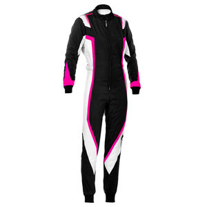 Combinaison de karting de sport automobile légère personnalisée, impression par sublimation, tissu polyester, couleurs résistantes à la décoloration, logo personnalisé, adultes - Product Image 3