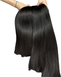 Paquets de cheveux crus vietnamiens vierges de couleur claire de qualité de luxe Extensions de cheveux respectueuses de la teinture - Product Image 3