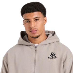 Ensemble de survêtement pour homme, couleur beige clair, sweat-shirt à capuche et pantalon de jogging assorti, deux pièces, vêtements de sport décontractés, streetwear, pull à capuche - Product Image 3