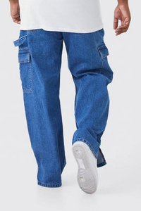 Jeans larges et amples pour hommes, jeans décontractés surdimensionnés pour hommes, streetwear, jeans vintage, pantalons en denim - Product Image 2
