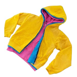 Vente en gros de sweats à capuche personnalisés, streetwear, coupe oversize, 100% coton, unis, vierges, zippés, courts, à triple couche - Product Image 4