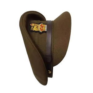 หมวกแก๊ป OEM แบบมีปีก ขายส่ง เครื่องประดับศีรษะสำหรับกิจกรรมกลางแจ้งทุกวัน ทำจากขนสัตว์ 100% ใช้ได้ทุกฤดู ขนาดปรับแต่งได้ พร้อมป้ายโลโก้ - Product Image 6