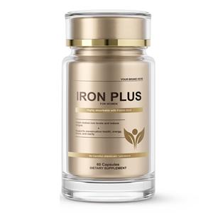 Private Label Iron Capsules Women Dietary <b>Supplement</b> with Added Nutrients - Product Image 1