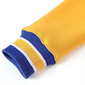 Sweat-shirt en chenille Sigma Gamma Rho 1922 pour femme, col rond, poche raglan, couleur or et bleu, pull de sororité - Product Image 3