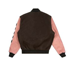 Chaqueta universitaria Mangas de cuero de lana genuina Chaqueta universitaria de béisbol de moda Letterman Bomber School College Winter Varsity - Product Image 2