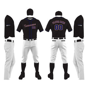 Uniforme de Béisbol para Hombre de Último Diseño y Buena Calidad, Cómodo, Duradero, Transpirable, Perfecto para Deportes de Equipo - Product Image 6