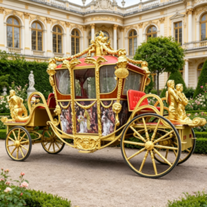 Calèche royale personnalisée pour événements privés – Ambiance romantique abordable pour fêtes à thème - Product Image 1