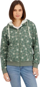 Sudadera con Capucha Estampada Floral, Forro Polar Ecológico, Corte Regular, Informal, Tejido de Punto, Poliéster, Unisex, Ropa de Invierno - Product Image 3