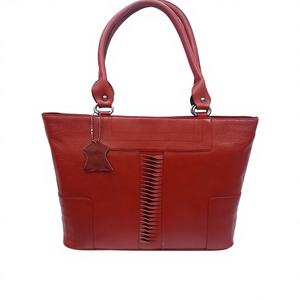 Bolso de cuero genuino de vaca de buena calidad con logotipo personalizado OEM ODM impreso bolso genuino de cuero puro personalizado para mujer - Product Image 2