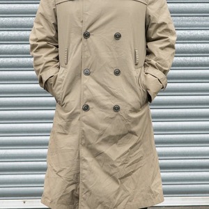 Abrigo Largo Impermeable para Hombre, para Montar a Caballo, en Negro/Marrón, 100% Algodón, con Relleno de Plumón de Ganso Gris - Product Image 2