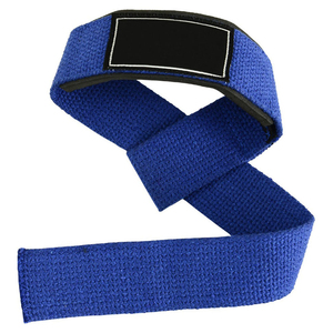 Sangles de musculation en cuir colorées personnalisées en gros avec logo pour le fitness - Product Image 4