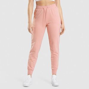 Women's High Waist <b>Jogger</b> Sweatpants Soft Cotton Blend Casual Lounge Pants with Elastic Waist Wholesale Manufacturer - Product Image 6