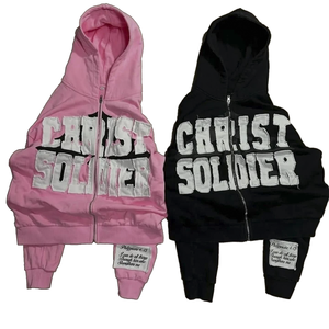 Sudadera con Capucha Personalizada con Logotipo Frontal para Hombre, 100% Algodón, Felpa Gruesa, Secado Rápido, Transpirable, Ecológica, Ropa Casual de Calle - Product Image 3