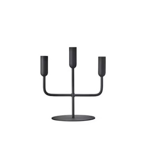 Candelabros de metal duraderos con tallo largo, soportes de pie para velas de pilar, con MOQ bajo - Product Image 3