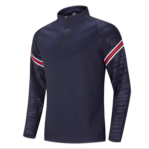 Conjunto de Camiseta de Entrenamiento de Fútbol para Hombre y Mujer, Secado Rápido, Poliéster, Camiseta de Fútbol con Cierre de Cremallera, Ropa Deportiva, Uniforme - Product Image 2