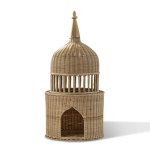 Panier en rotin élégant et durable en forme de dôme pour dattes, chocolats, décoration du Ramadan, en provenance du Vietnam - Product Image 1