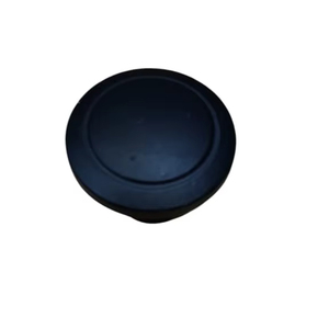 Perilla Redonda de Acero Inoxidable Negra - Product Image 1