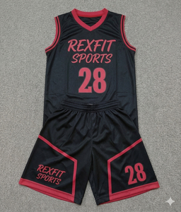 ชุดบาสเก็ตบอลมืออาชีพ REXFIT SPORTS สำหรับผู้ใหญ่ แบบสั่งทำพิเศษ น้ำหนักเบา แห้งเร็ว ผลิตจากโพลีเอสเตอร์ ระบายอากาศได้ดี - Product Image 5