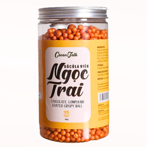 Fabricante Vietnamita de Bolas de Chocolate Sólido HALAL, Perlas de Cacao Doradas Crujientes para Decoración de Pasteles, OEM/ODM Personalizado - Product Image 1
