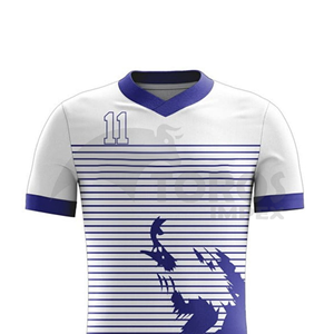 Ensemble de maillots de football personnalisés, tenue d'équipe de football, uniforme de sport à séchage rapide, logo personnalisé, fournisseur OEM en gros - Product Image 4