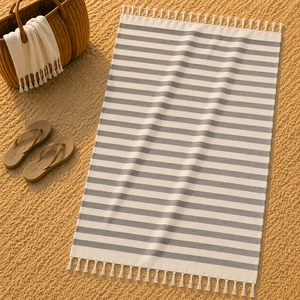 Toallas Fouta Turcas de Algodón Hammam, Secado Rápido, Suaves, 100% Algodón, Toallas Fouta a Rayas al Precio Más Bajo, Proveedores Indios - Product Image 1