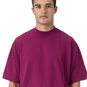 เสื้อยืดคอกลมโอเวอร์ไซส์ แขนสั้น ทรงหลวม สไตล์มินิมอล แคชชวล สตรีทแวร์ ขายส่ง เสื้อยืดคอตตอนพื้นฐาน รับผลิตตามแบบ - Product Image 3
