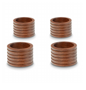 Anillos de Servilleta de Madera para Decoración de Mesa de Bodas, Anillos Modernos y Elegantes Personalizados para Servilletas, Suministros al por Mayor - Product Image 5