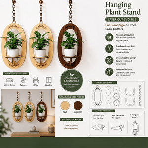 Étagère murale décorative en bois pour plantes suspendues, pour salon, chambre, balcon et bureau, décoration murale minimaliste moderne pour l'affichage des plantes - Product Image 5