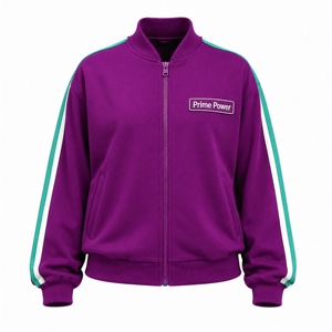 Nouvelle Collection Ensemble Survêtement Sportif Femme Deux Pièces Veste Zippée Assortie et Pantalon Large pour Entraînement et Loisirs Vente en Gros 2026 - Product Image 2