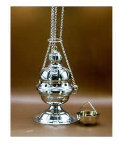 Brûleur d'encens en laiton durable et élégant avec chaîne, pour la maison, l'église, l'encens indien, qualité supérieure, marque ZHE, fabriqué en usine - Product Image 2