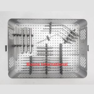 Ensemble d'instruments orthopédiques UBE Bisons International, 9 pièces, manuel, acier inoxydable, instruments chirurgicaux orthopédiques, chirurgie générale - Product Image 3