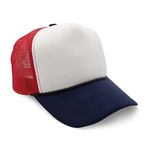 Customize Blank Polyester 5 Panel Foam Mesh Promotional Custom Logo Embroidery Printing Trucker <b>Hat</b> <b>Cap</b> - Product Image 5