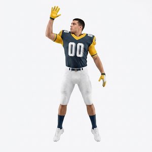 Quick Dry Polyester <b>Material</b> Factory Price Custom American Football Uniform with Custom Logo and Team Numbers Direct OEM Service - Product Image 6