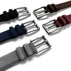 Cinturón de Hombre de Primera Calidad, 3.3 cm de Grosor, Piel de Vaca, Cuero Genuino de Grano Completo, Hebilla de Lujo, Correas para Jeans Estilo Vaquero - Product Image 2