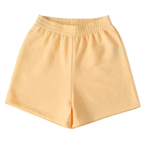 Shorts de Mujer, Diseño Nuevo, Color Azul Claro, Cintura Elástica, Tejido de Poliéster con Ribete de Encaje, Color Sólido, Casual, Transpirable, Corte Regular, Cintura Alta - Product Image 3