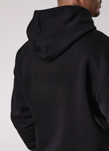 Conjunto deportivo para hombre, corte ajustado, tela de algodón y poliéster, sudadera con capucha y cremallera, pantalones jogger, ropa deportiva para gimnasio y entrenamiento. - Product Image 2